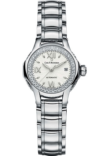 Carl F. Bucherer Pathos Queen Watch - Steel Case - White Dial