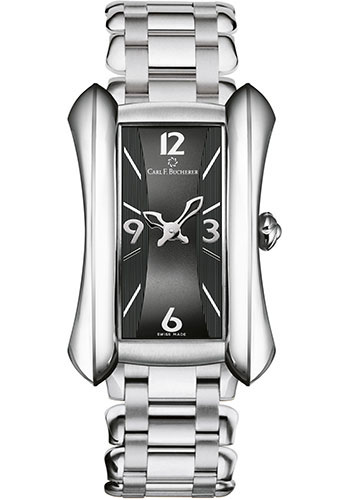 Carl F. Bucherer Alacria Diva Watch - Steel Case - Black Dial