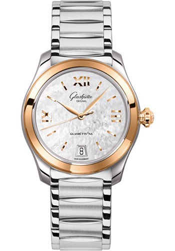 Glashütte Original Lady Serenade - Bicolor Case - Mother-Of-Pearl Silver Dial - Bracelet