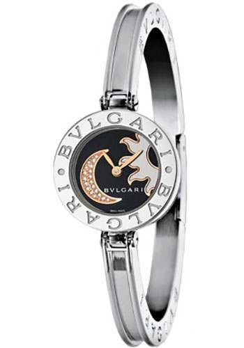Bvlgari B.zero1 Watch - 22 mm Stainless Steel Case - Black Dial - Steel Bracelet