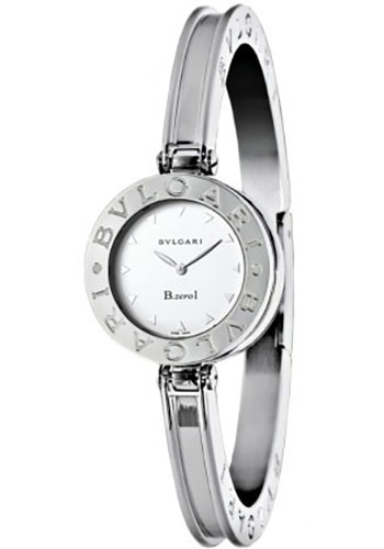 Bvlgari B.zero1 Watch - 22 mm Stainless Steel Case - White Dial - Steel Bracelet