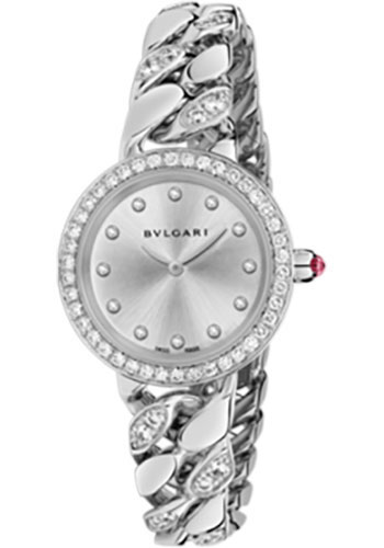Bvlgari Bulgari Bulgari Catene Watch - 31 mm White Gold Case - Silver Dial - White Gold Gourmette Bracelet