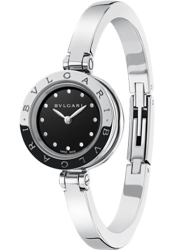 Bvlgari B.zero1 Watch - 23 mm Stainless Steel Case - Black Dial - Steel Bracelet
