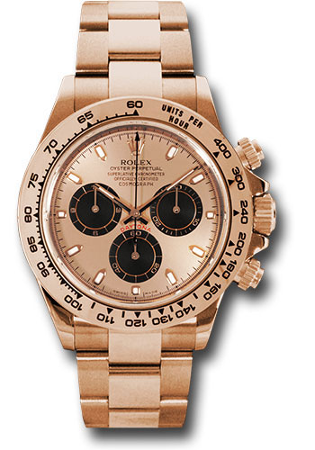 Rolex Everose Gold Cosmograph Daytona 40 Watch - Pink Index Dial