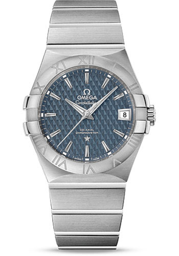 Omega Constellation Co-Axial Watch - 35 mm Steel Case - Blue Dial