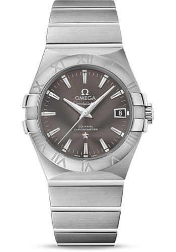 Omega Constellation Co-Axial Watch - 35 mm Steel Case - Grey Dial