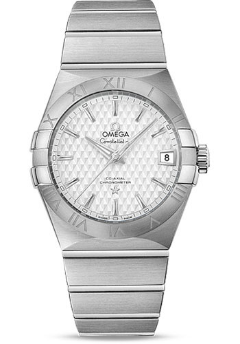 Omega Constellation Co-Axial Watch - 38 mm Steel Case - Silver Dial