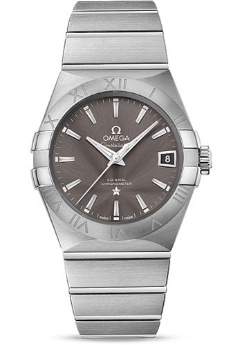Omega Constellation Co-Axial Watch - 38 mm Steel Case - Grey Dial