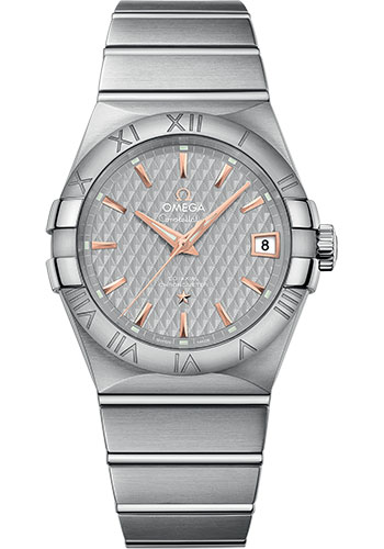 Omega Constellation Co-Axial Watch - 38 mm Steel Case - Grey Dial