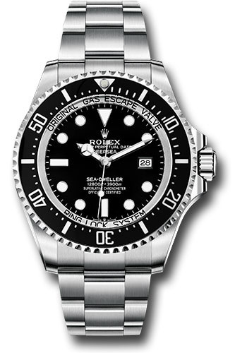 Rolex Sea-Dweller Deepsea 44 Watch - Black  Dial