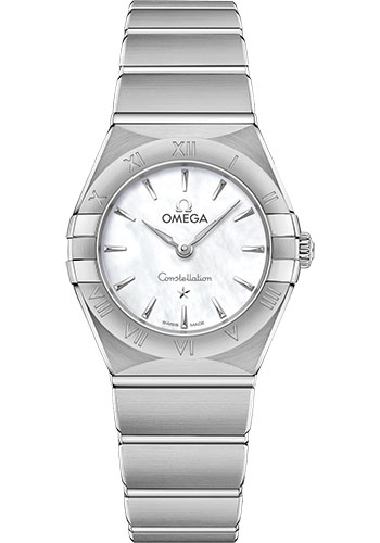 Omega Constellation Manhattan Quartz Watch - 25 mm Steel Case - Mother-Of-Pearl Dial
