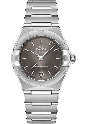 Omega Constellation Manhattan Co-Axial Master Chronometer Watch - 29 mm Steel Case - Grey Dial