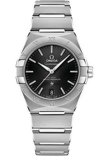 Omega Constellation OMEGA Co-Axial Master Chronometer - 36 mm Steel Case - Black Dial