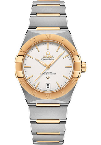 Omega Constellation OMEGA Co-Axial Master Chronometer - 36 mm Steel And Yellow Gold Case - Silvery Dial