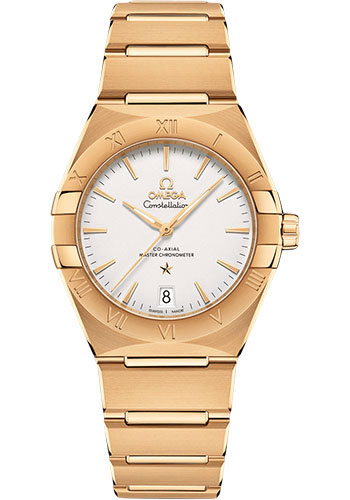 Omega Constellation OMEGA Co-Axial Master Chronometer - 36 mm Yellow Gold Case - Silvery Dial