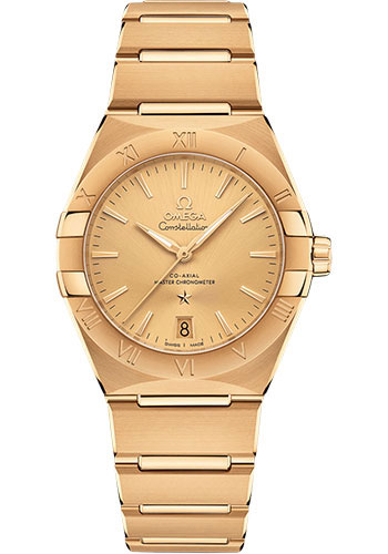 Omega Constellation OMEGA Co-Axial Master Chronometer - 36 mm Yellow Gold Case - Yellow Dial