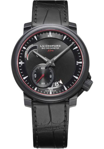 Chopard L.U.C 8HF Power Control Watch - Galvanic Black Dial