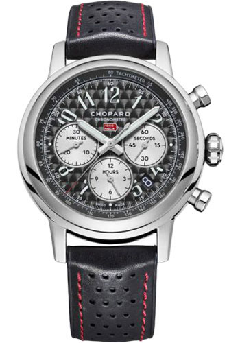 Chopard Mille Miglia 2018 Race Edition Watch - Steel Case - Galvanic Charcoal Gray Dial - Black Strap