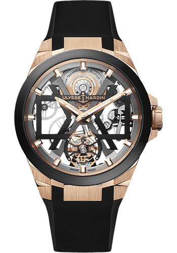 Ulysse Nardin Blast 45 mm Beware of Blast - Rose Gold Case - Black Dial - Velvet Strap