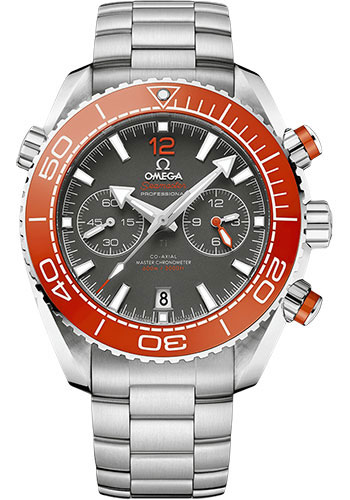Omega Seamaster Planet Ocean 600M Omega Co-Axial Master Chronometer Chronograph - 45.5 mm Steel Case - Ceramised Titanium Dial