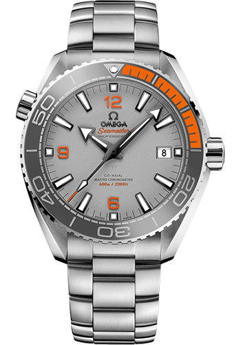 Omega Seamaster Planet Ocean 600 M Co-Axial Master Chronometer Watch - 43.5 mm Titanium Case - Unidirectional Grey Ceramic Bezel - Grade 5 Titanium Dial