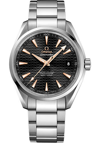 Omega Seamaster Aqua Terra 150M Omega Master Co-Axial - 41.5 mm Steel Case - Lacquered Black Dial