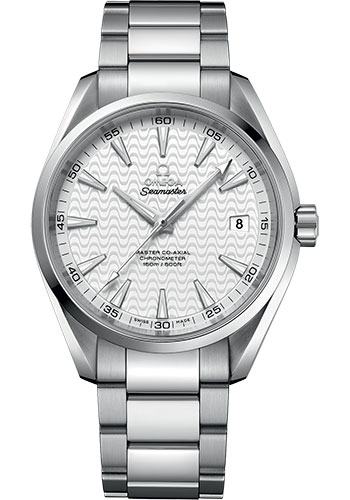 Omega Seamaster Aqua Terra 150M Master Co-Axial Watch - 41.5 mm Steel Case - Silvery Dial