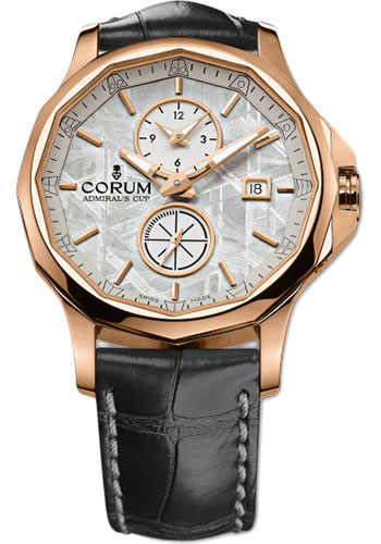 Corum Admiral's Cup Legend 42 Meteorite Dual Time Watch