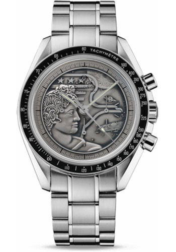 Omega Speedmaster Apollo XVII Moonwatch Anniversary Limited Series Watch - 42 mm Steel Case - Tachymeter Bezel - Limited Edition Apollo Xvii Dial