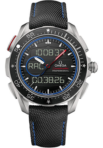 Omega Speedmaster X-33 Regatta Chronograph ETNZ Limited Edition - 45 mm Titanium Case - Black Dial - Black Coated Nylon Fabric Strap Limited Edition of 2,017