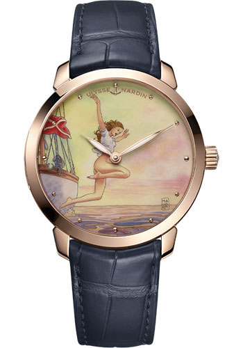 Ulysse Nardin Classico Manara Manufacture 40 mm - Rose Gold Case - Manara 3 Dial - Leather Strap