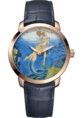 Ulysse Nardin Classico Manara Manufacture 40 mm - Rose Gold Case - Manara 6 Dial - Leather Strap