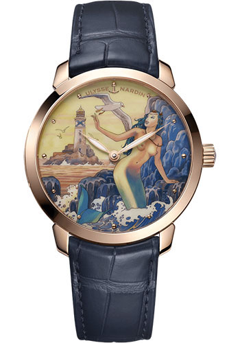 Ulysse Nardin Classico Manara Manufacture 40 mm - Rose Gold Case - Manara 10 Dial - Leather Strap