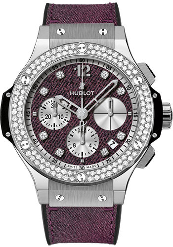 Hublot Big Bang Jeans Purple Diamonds Watch