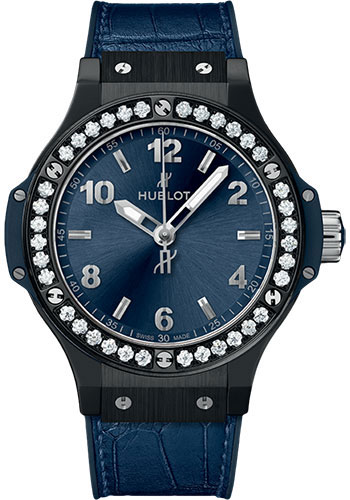 Hublot Big Bang Ceramic Blue Diamonds Watch