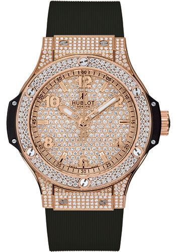 Hublot Big Bang 38 Gold Diamonds Watch