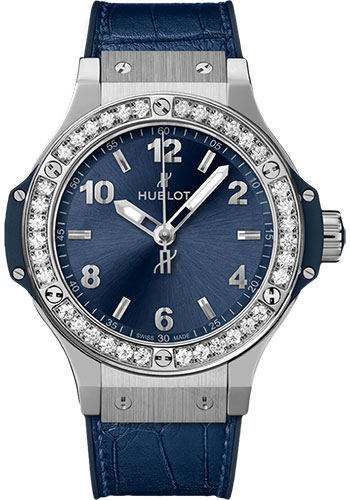 Hublot Big Bang Steel Blue Diamonds