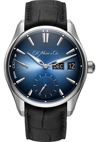 H. Moser & Cie Perpetual Calendar MD - Funky Blue Fumé Dial