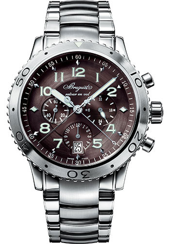Breguet Type XXI Transatlantique Fly-Back Chronograph in Steel Watch