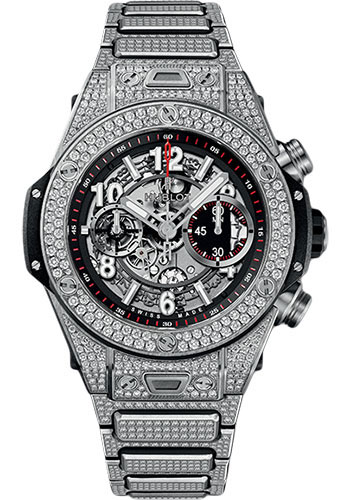 Hublot Big Bang Unico Titanium Pavé Bracelet Watch
