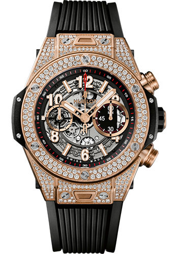 Hublot Big Bang Unico King Gold Pavé Watch