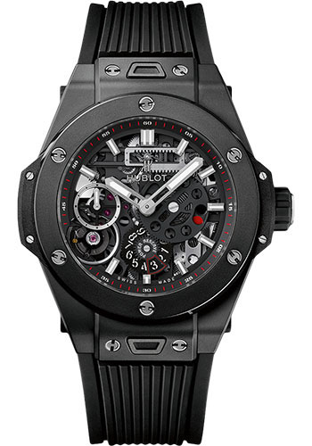 Hublot Big Bang MECA-10 Black Magic Watch - 45 mm - Black Skeleton Dial