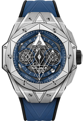 Hublot Big Bang Sang Bleu II Titanium Blue Watch - 45 mm - Blue Dial Limited Edition of 200