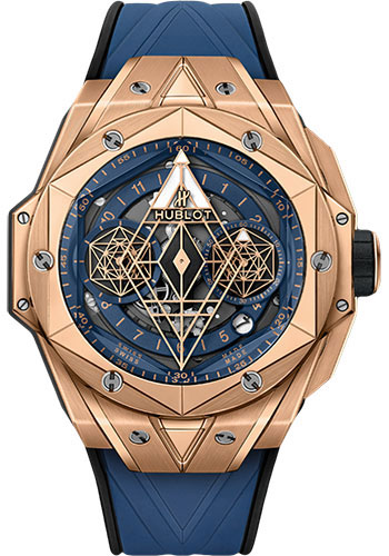 Hublot Big Bang Sang Bleu II King Gold Blue Watch - 45 mm - Blue Dial Limited Edition of 100