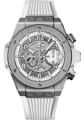 Hublot Big Bang Unico Titanium White 42mm Watch - 42 mm - White Skeleton Dial