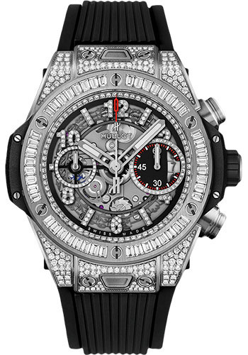 Hublot Big Bang Unico Titanium Jewellery 42mm Watch - 42 mm - Black Skeleton Dial