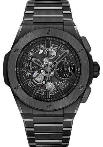Hublot Big Bang Integral All Black Watch - 42 mm - Black Skeleton Dial Limited Edition of 500