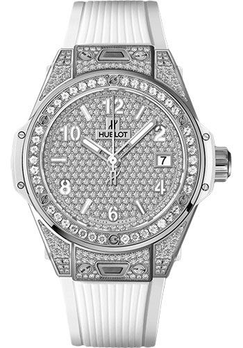 Hublot Big Bang One Click Steel White Full Pavé Watch