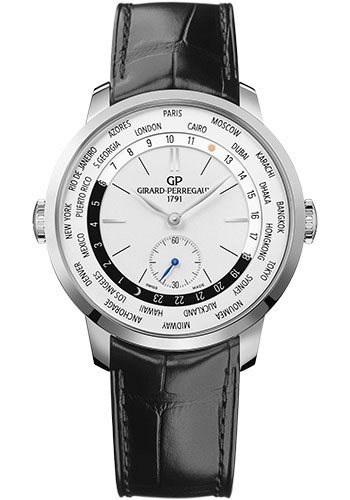 Girard-Perregaux 1966 WW.TC Watch - Steel Case - Alligator Strap