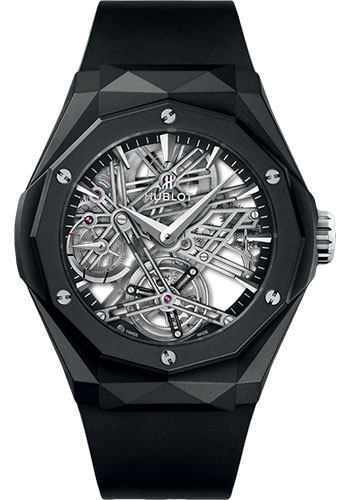 Hublot Classic Fusion Tourbillon Power Reserve 5 days Orlinski Black Magic Watch - 45 mm - Black Skeleton Dial Limited Edition of 30
